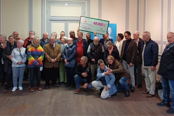 La remise don de 43000 euros s'est déroulée jeudi 9 octobre 2025 au Jardin des Plantes de Rouen