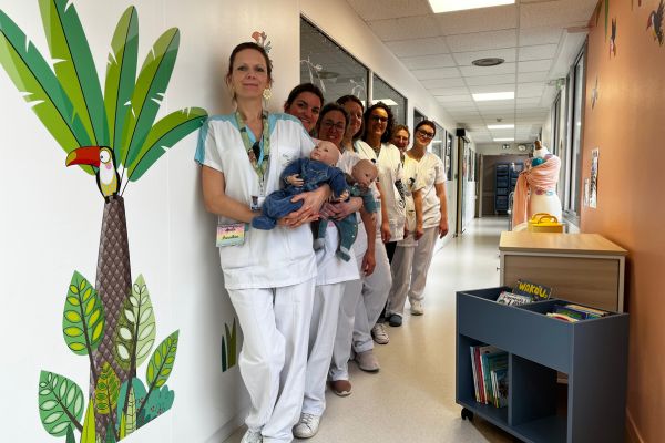 l'espace allaitement en néonatologie, bâtiment Martainville au CHU de Rouen