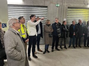 La visite du garage du SAMU et de ses véhicules a impressionné donateurs et mécènes